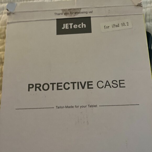 JETech Protective Case for iPad 10.2 inch (Black) New in Box - Picture 1 of 2